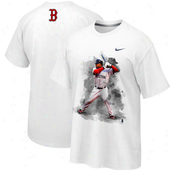 Nike Carl Crawford Boston Red Sox Payer T-shirt - Happy