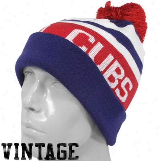 Nike Chicago Cubs Royal Dismal Cooperstown Vintage Knit Beanie