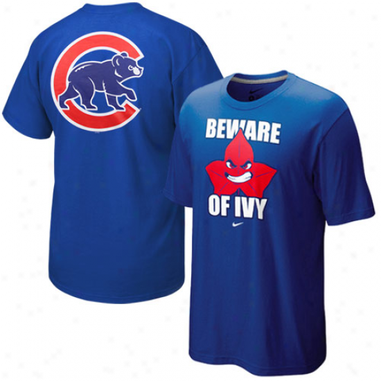 Nike Chicago Cubs Royal Blue Local T-shirt -