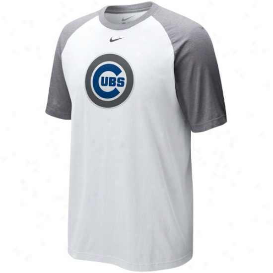 Nike Chicago Cubs Pale Cup Of Coffee Ragla nT-shirt