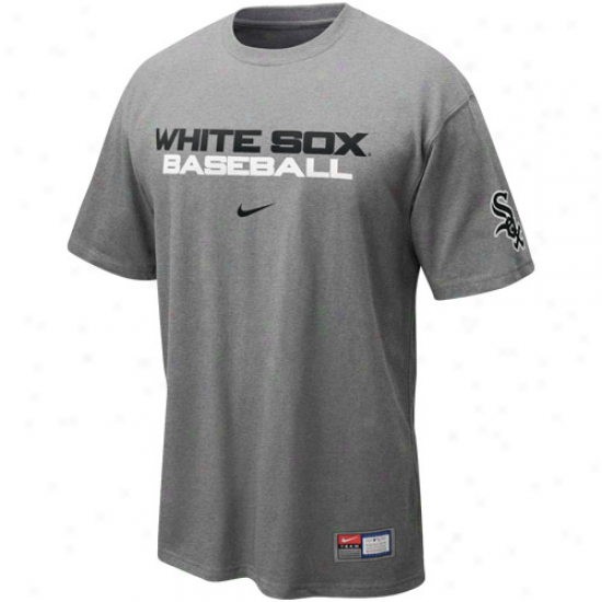 Nike Chicago White Sox Ash 2011 Mlb Practice T-shirt