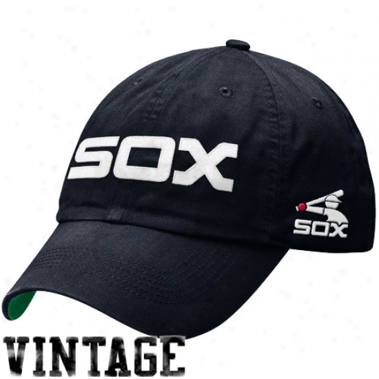 Nike Chicago White Sox Legacy 91 Relazed Swoosh Flex Qualified Hat - Navy Blue