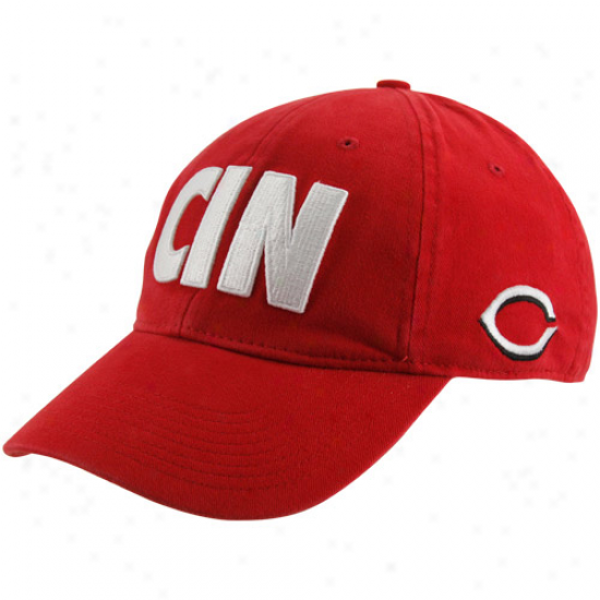 Nike CincinnatiR eds Alpha Flex Fit Hat - Red