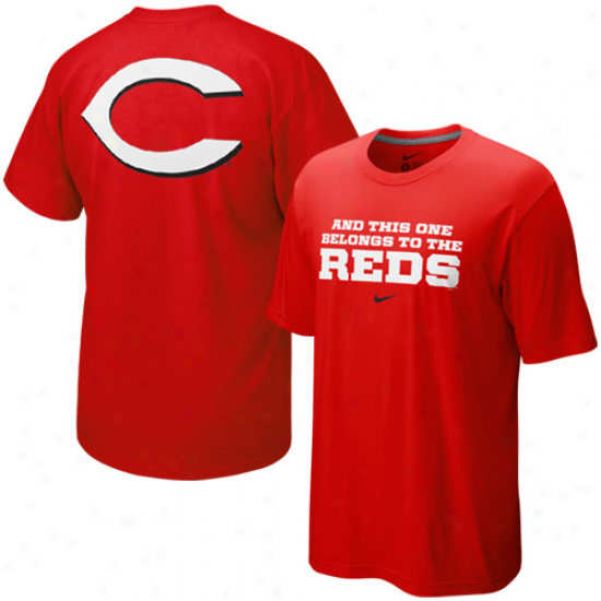 Nike Cincinnati Reds Red Local T-shirt-