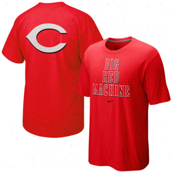 Nike Cincinnati Reds Red Local T-shirt