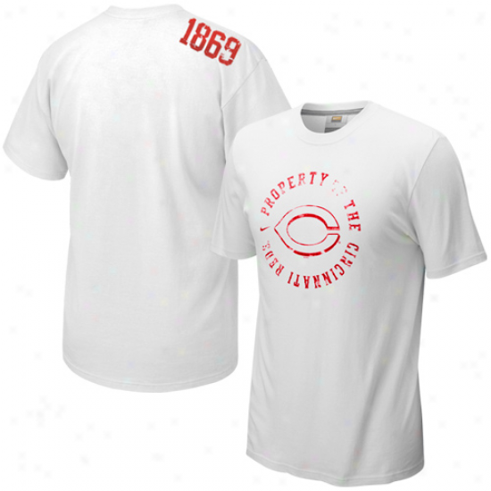 Nike Cincinnati Reds White Around The Horn T-shirt