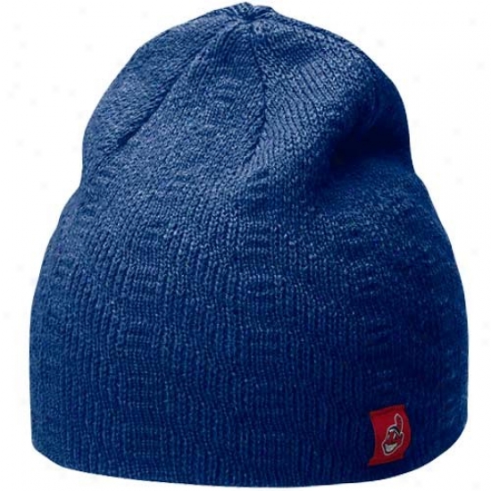 Nike Cleveland Indians Ladies Navy Blue Knit Beanie