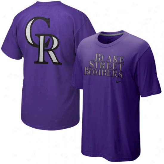 Nike Colorado Rockirs Purple Local T-shirt