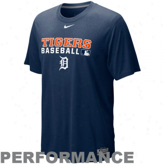 Nike Detroit Tigers Navy Blue Team Issue Legeend Performance T-shirt