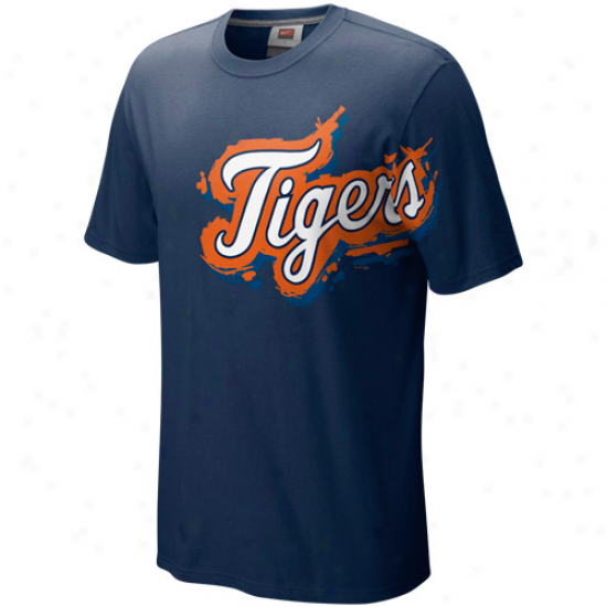 Nike Detroit Tigers Soul T-shirt - Navy Blue