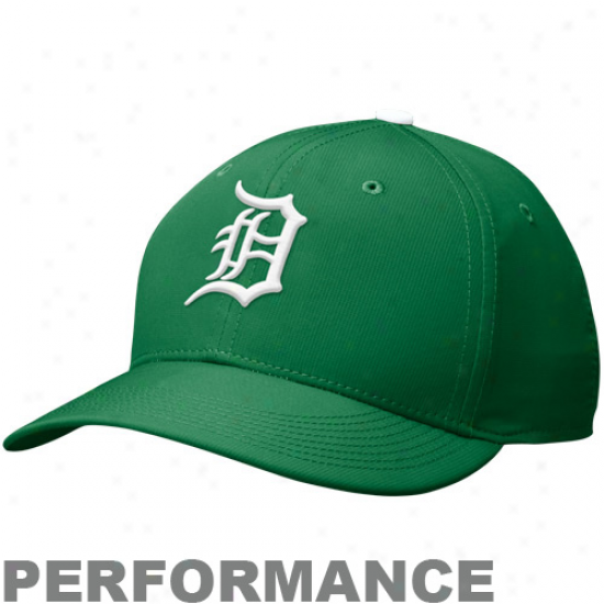 Nike Detroit Tigers St. Patrick's Day Adjustable Performance Hat - Kellh Green