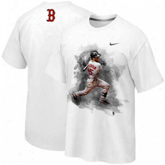 Nike Dustin Pedroia Boston Red Sox Gamester T-shirt - White