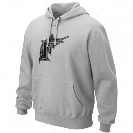 Nike Florida Marlins Ash Cup Of Coffee Hoody Sweatshirt