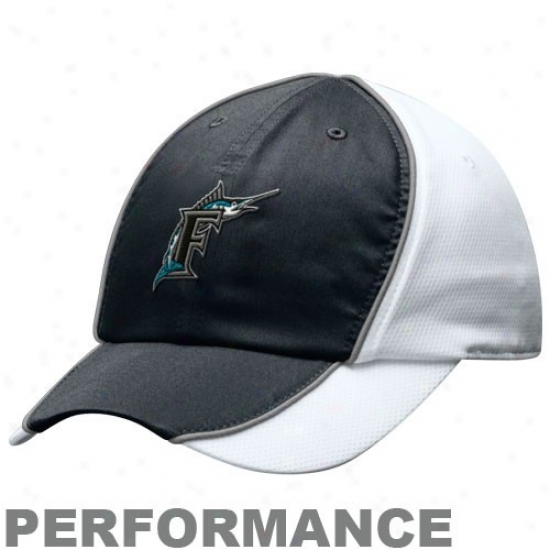 Nike Florida Marlins Ladies Whote Nikefit Adjustable Performance Hat