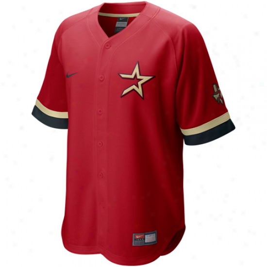 Nike Houston Astros Baseball Fan Jersey - Brick Red