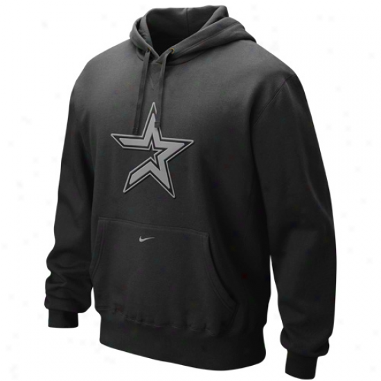 Nike Houston Astros Negro Seasonal Pullover Hoody Sweatshirt