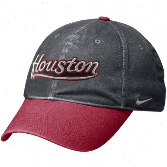 Nike Houxton Astros Graphite-red Legacy 91 Circus Catch Flex Fit Hat