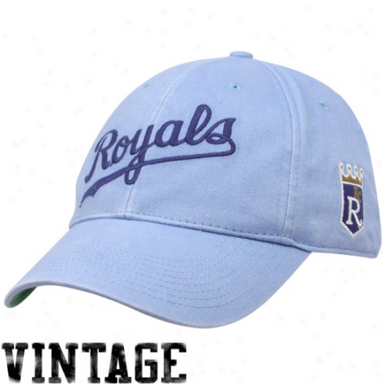 Nike Kansas City Royals Light Blue Leyacy 91 Cooperstown Washed Logo Swoosh Flex Fit Hat