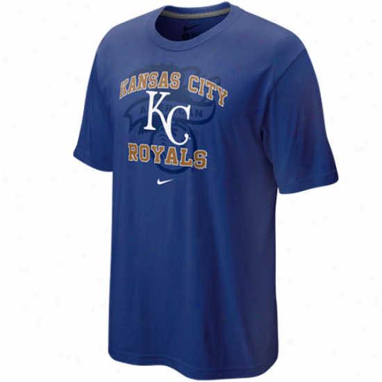 Nike Kansas City Royals Royal Blue T3am Roguish T-shirt