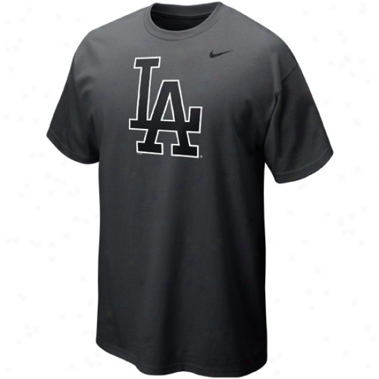 Nike L.a. Dodgers 20112 Logo T-syirt - Graphite