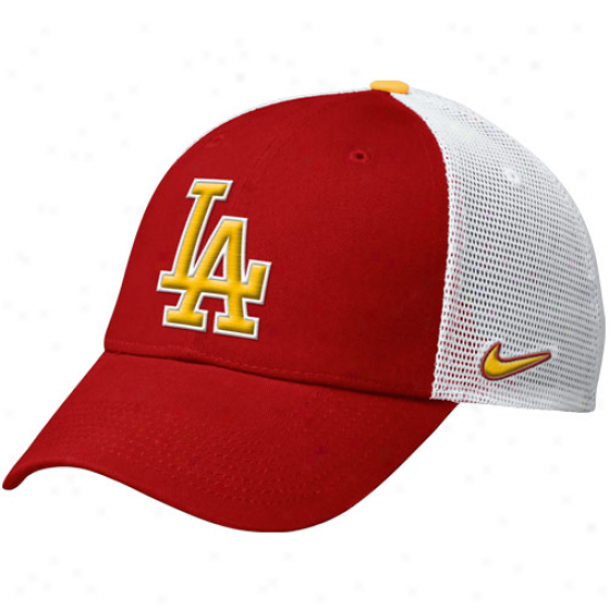 Nike L.a. Dodgers Caxtus League 2012 Spring Training Hat - Red