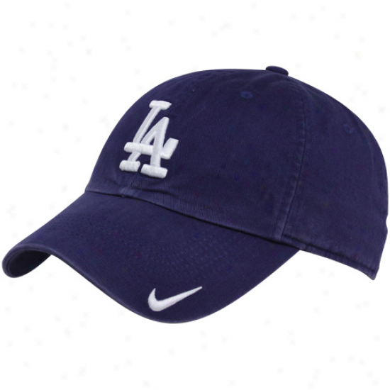 Nike L.a. Dodgers Royal Blue Heritahe 86 Relaxed Stadium Adjustable Cardinal's office