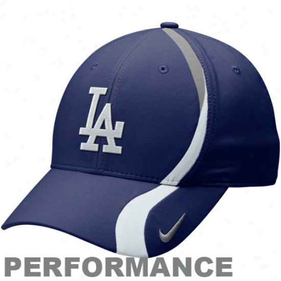 Nike L.a. Dodgera Royal Blue Legacy 91 Throw Over Adjustable Performance Hat
