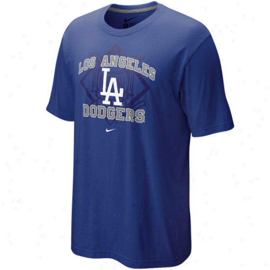 Nike L.a. Dodgers Royal Blue Team Arch T-shirt