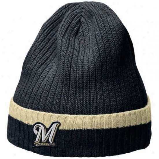 Nike Milwaukee Brewers Navy Blue Dugout Beanie