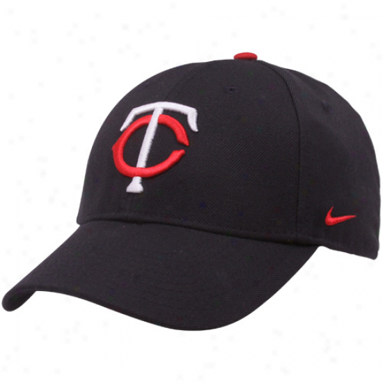 Nike Minnesota Twins Black Elegant Wool Blend Legacy 91 Adjustable Hat