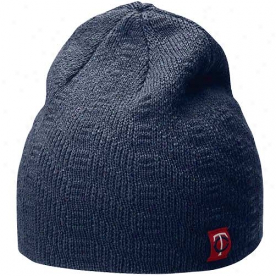 Niie Minnesota Twins Ladies Navy Blue Knit Beanie