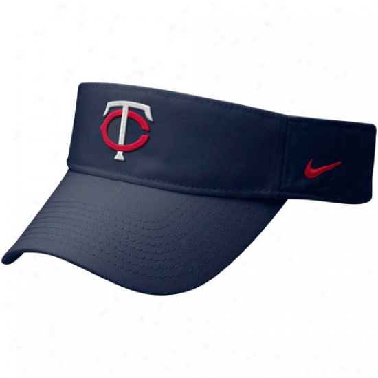 Nike Minnesota Tqins Navy Blue Stadium Adjustable Visor