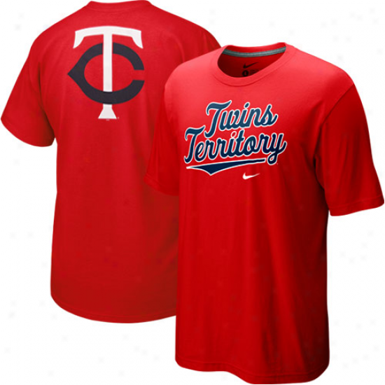 Nike Minnesota Twins Red Local T-shirt