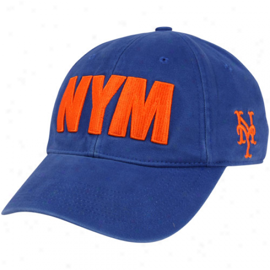 Nike New York Mets Alpha Flex Fit Hat - Royal Blue