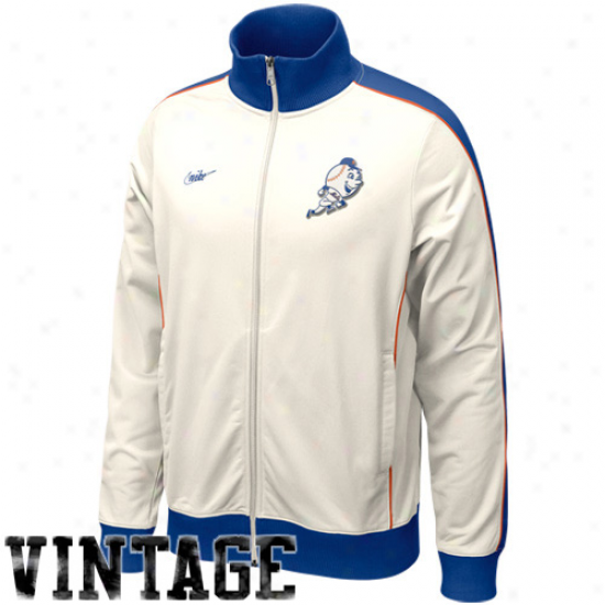 Nike New York Mets Natural Cooperstown Full Zip Jacket