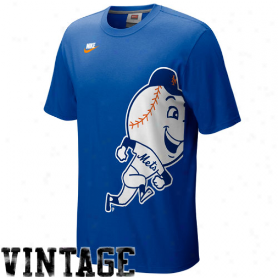 Nike New York Mets Royal Blue In The Zone Cooperstown T-shirt
