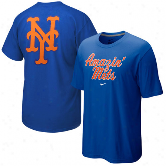 Nike New York Mets Royal Melancholy Local T-shirt-