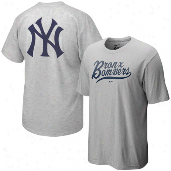 Nike New York Yankees Ash Topical T-shirt