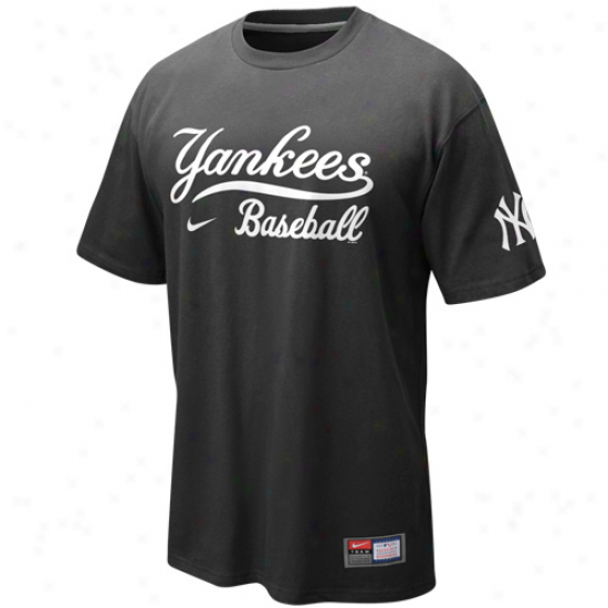 Nike New York Yankees Away Practice T-shirt - Graphite