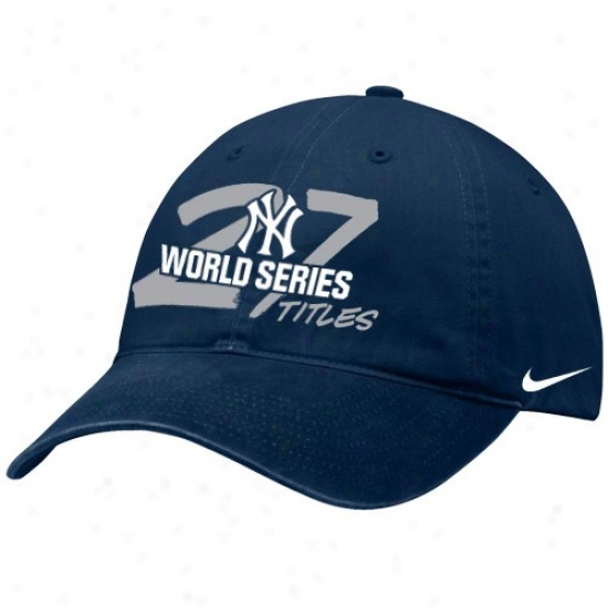 Nike New York Yankees Navy Livid 2009 World Series Champions Celebration T-shirt