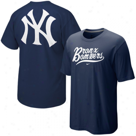 Nike New York Yankees Ships of war Blue Local T-shirt