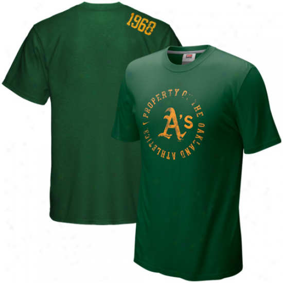 Nike Oakland Athletics Green Around The Horn T-shirt