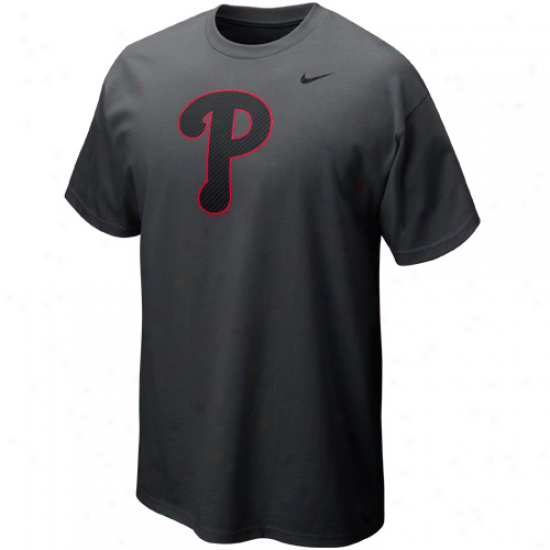 Nike Philadelphia Phillies 2012 Logo T-shirt - Graphite