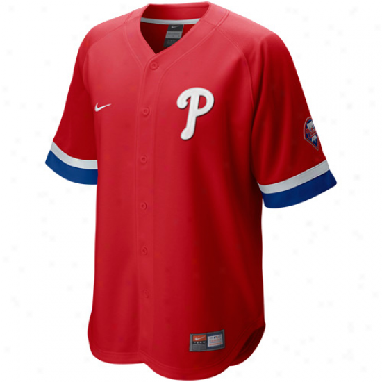 Nike Philadelphia Phillies Baseball Fan Jersey - Red