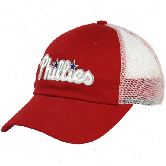 Nike Philadelphia Phillies Ladies Red Heritage 86 Mesh Back Adjustabls Hat