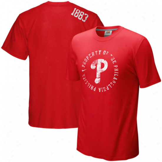 Nike Philadelphia Phillies Red Around The Horn T-shirt