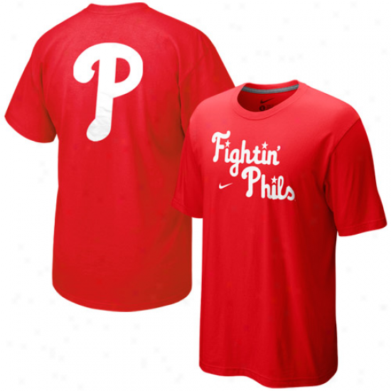 Nike Philadelphi aPhillies Red Local T-shirt