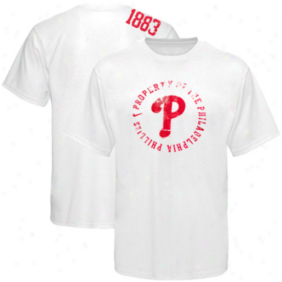 Nike Philadelphia Phillie White Around The Horn T-shirt