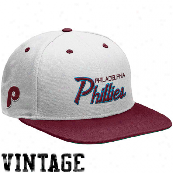 Nike Philadelphia Phillies Whie-maroon Cooperstown Snapback Adjustable Cardinal's office