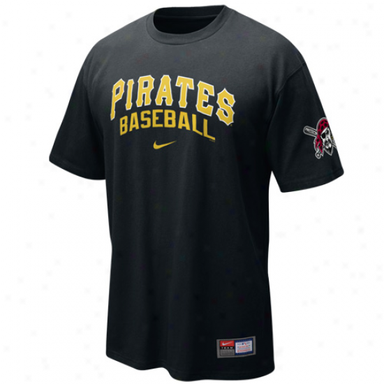 Nike Pittsburgh Pirates Black 2011 Mlb Practice T-shirt